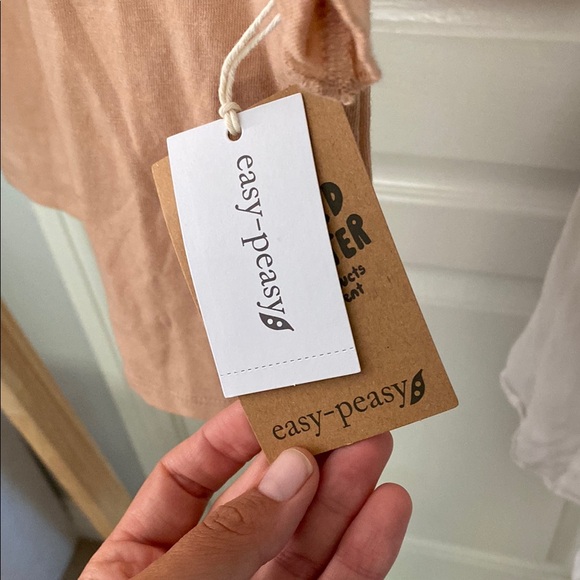 Peach Ruffle Sleeve Top - Picture 4 of 4